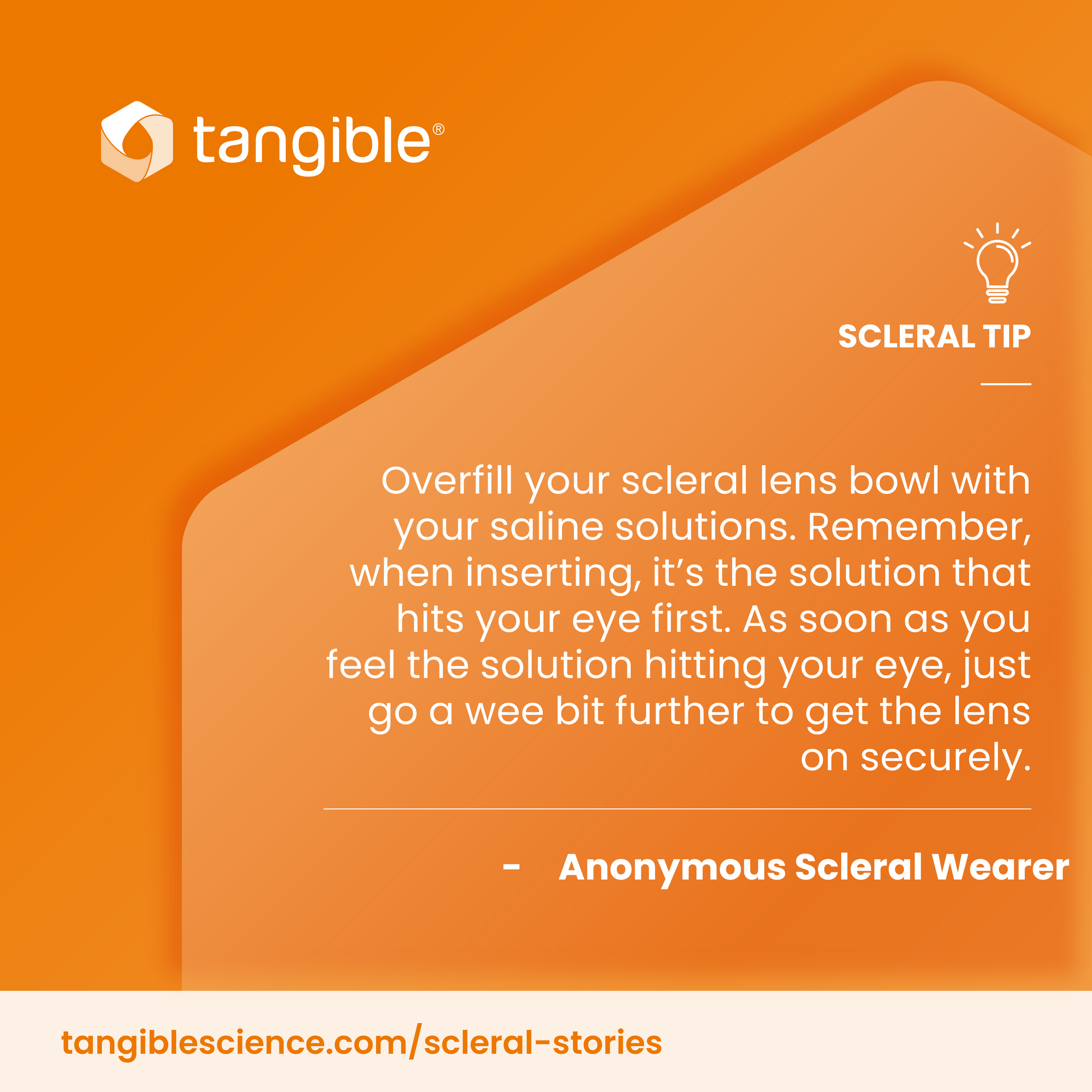 Scleral Lens Tip | Overfill The Bowl Of Your Lens