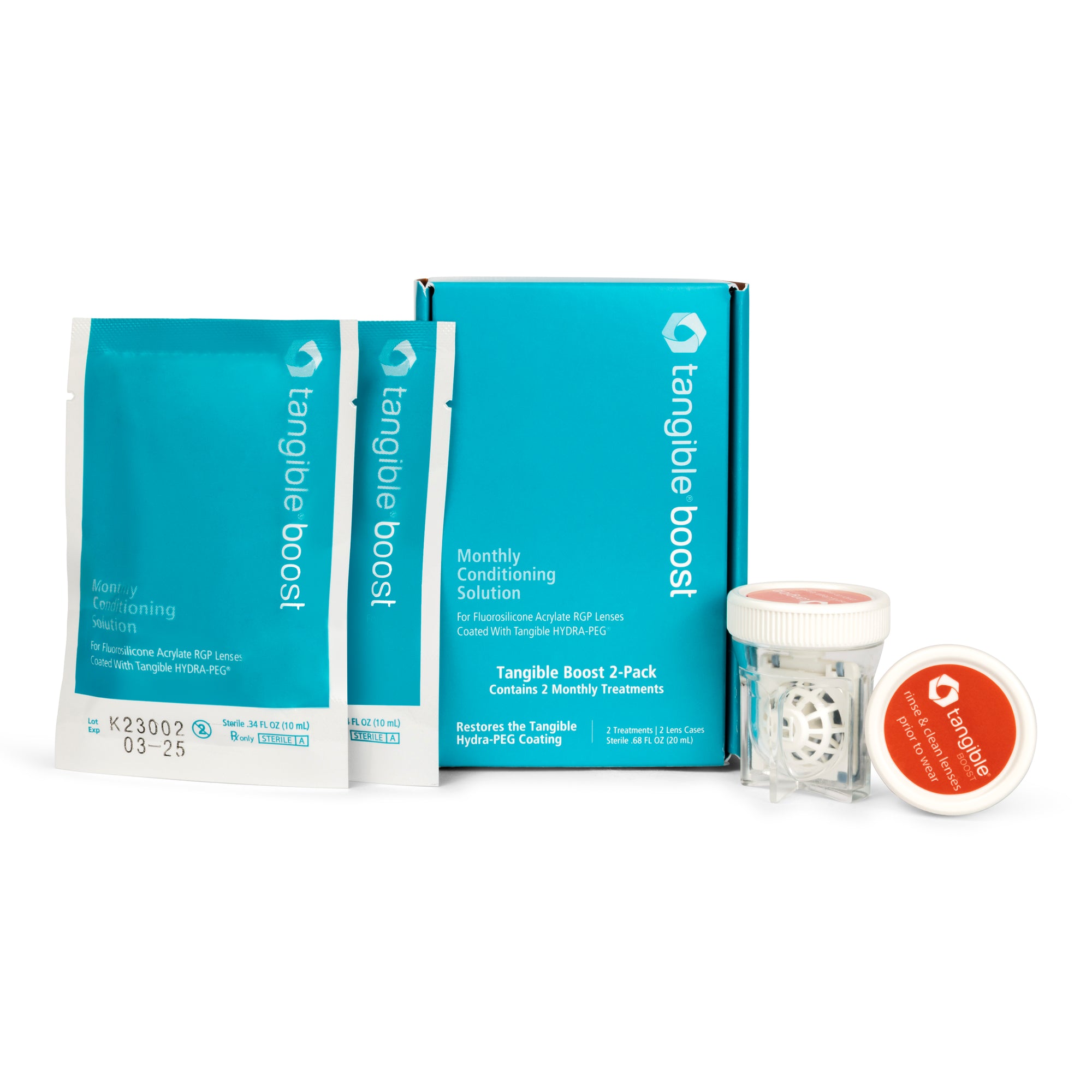 Tangible Boost monthly conditioning solution for contact lenses